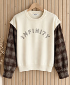 Pull écru INFINITY
