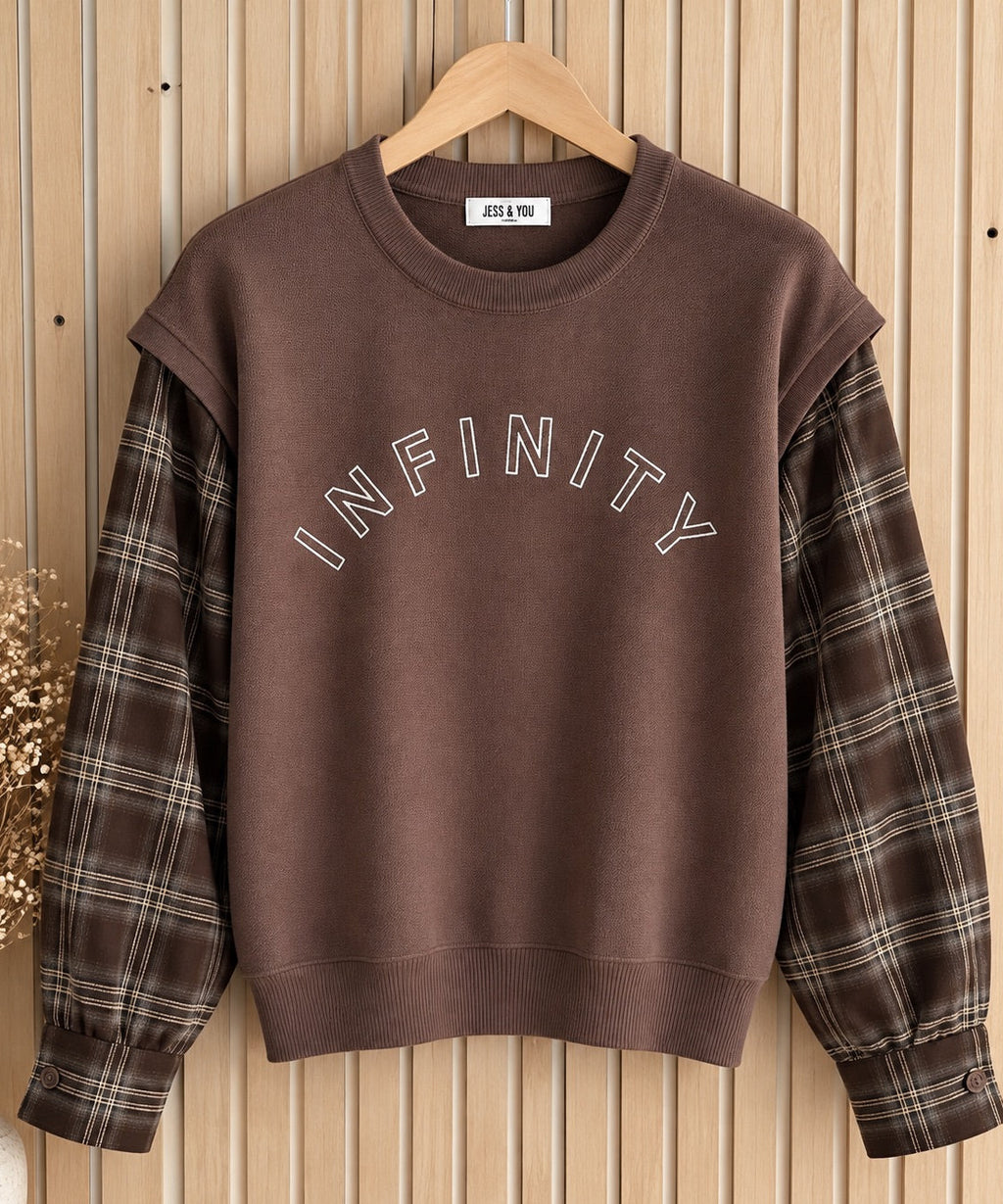 Pull chocolat Infinity