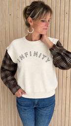 Pull écru INFINITY