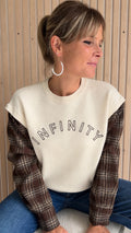 Pull écru INFINITY