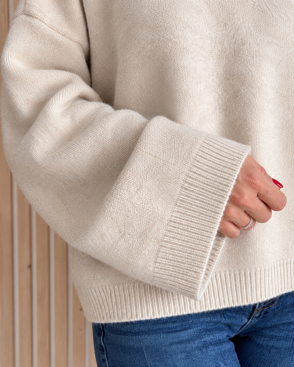 Pull CHLOÉ oversize – Écru