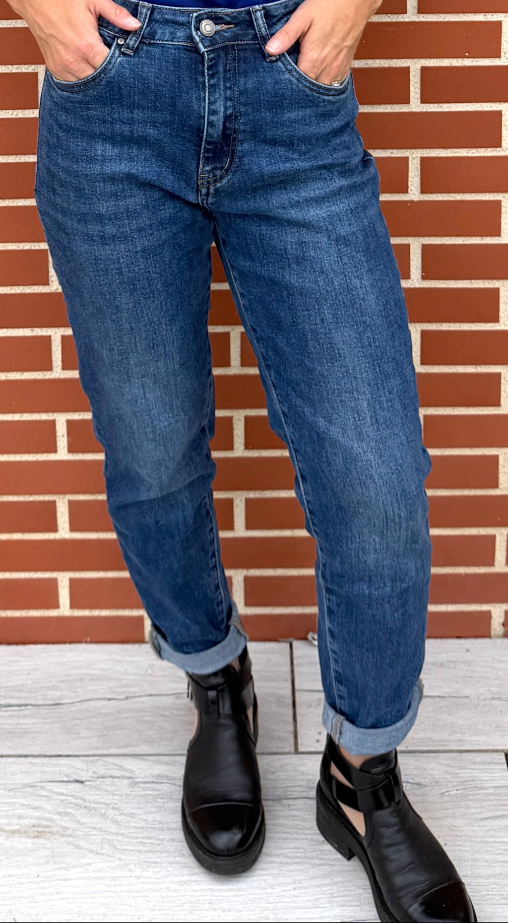Jean Mom Mica