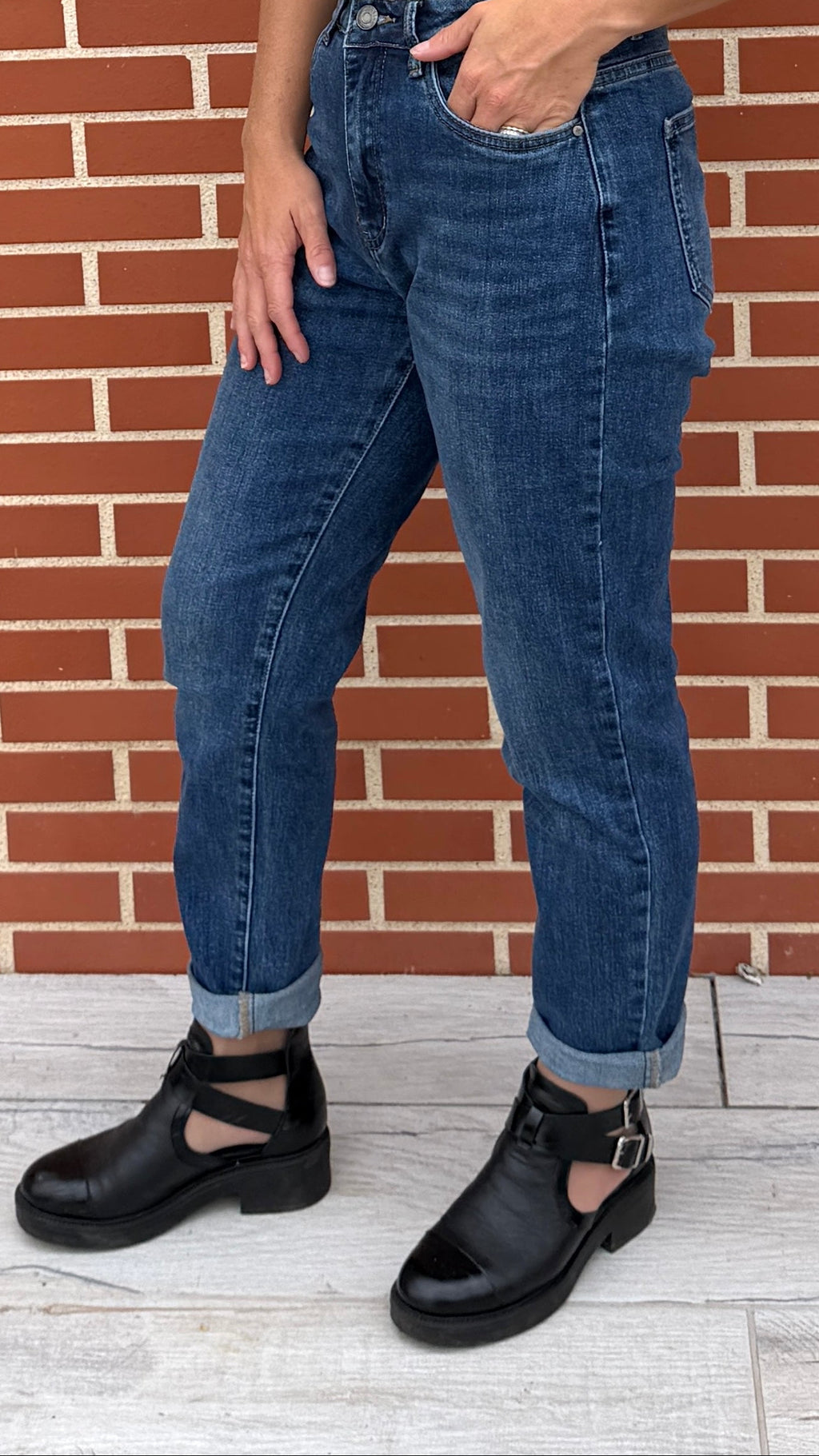 Jean Mom Mica