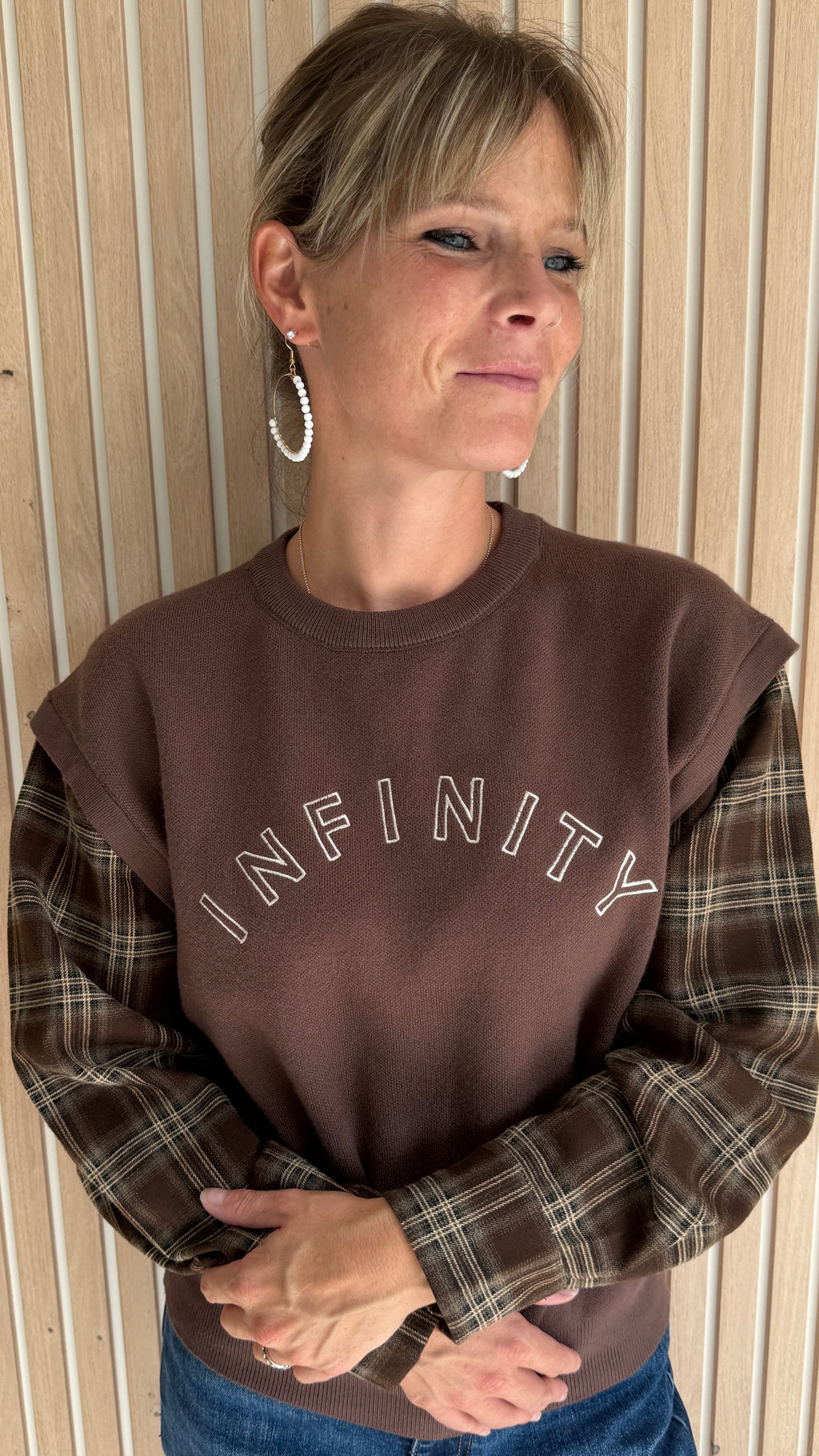 Pull chocolat Infinity