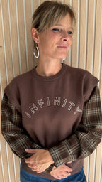 Pull chocolat Infinity