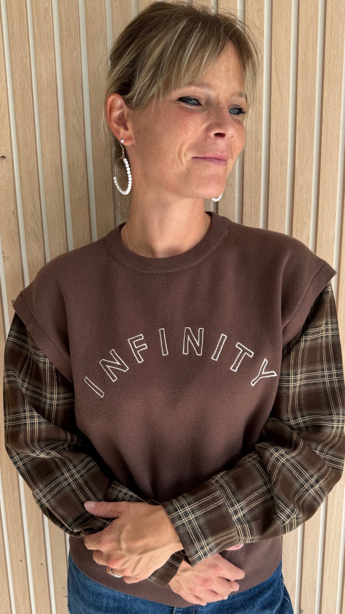 Pull chocolat Infinity