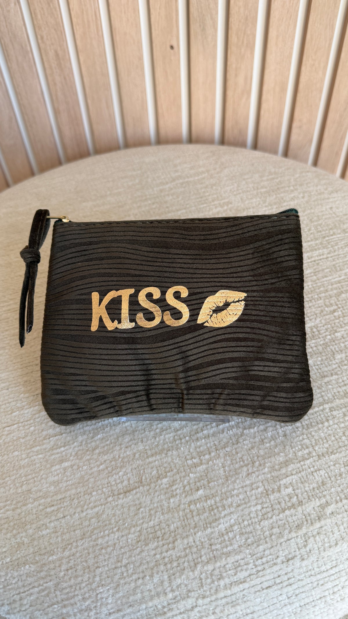 Pochette beauté KISS chocolat
