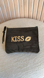 Pochette beauté KISS chocolat foncé