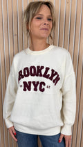 Pull BROOKLYN – Écru & choco