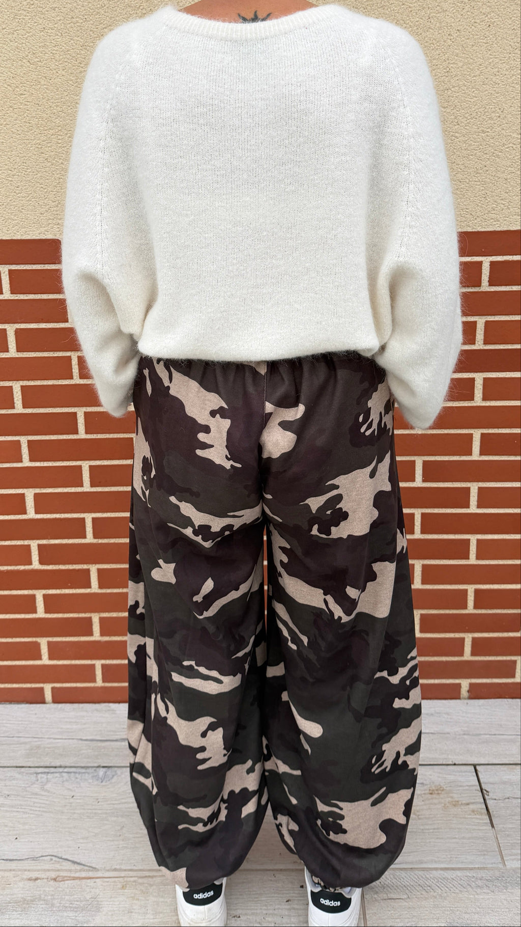 Pantalon camouflage coupe ballon