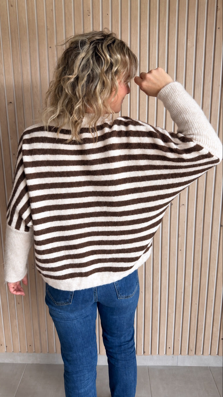 Pull LOU – Rayé choco
