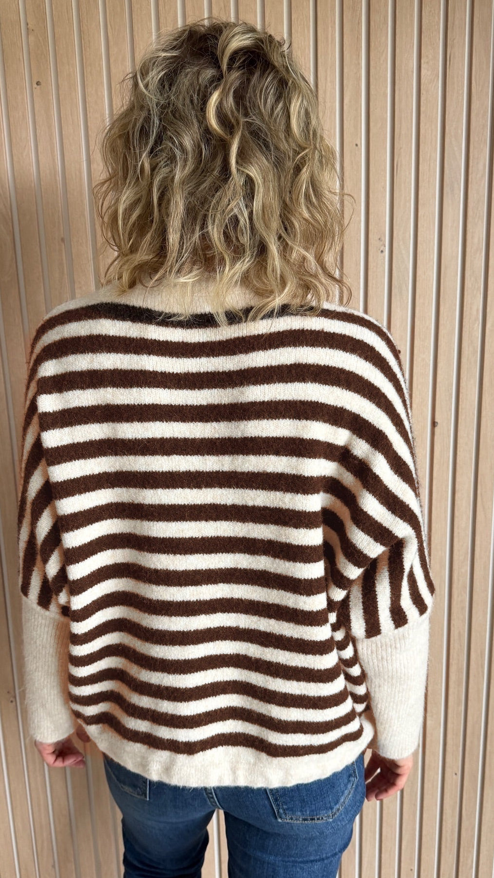 Pull LOU – Rayé choco