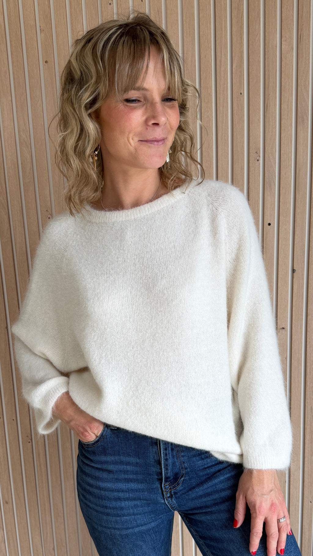Pull LILY – Blanc