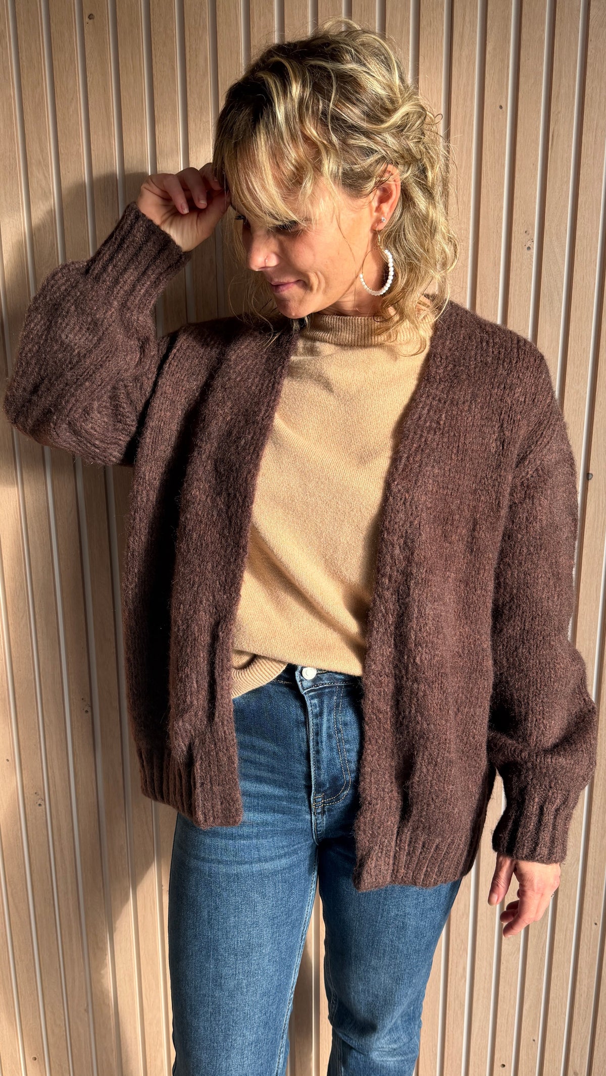 Gilet NORA – Chocolat