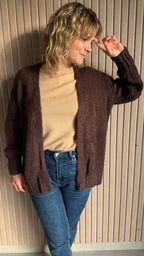 Gilet NORA – Chocolat