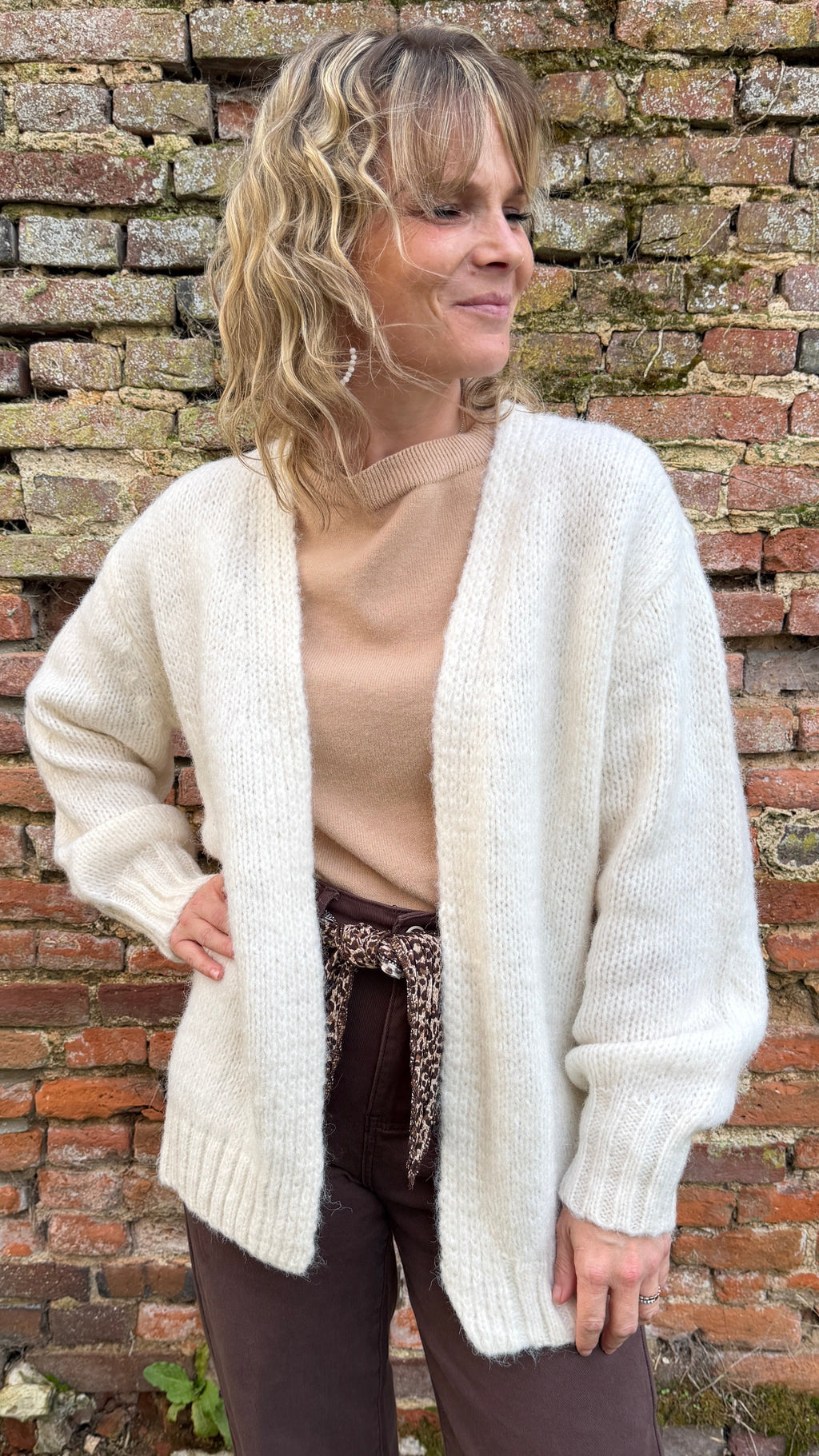 Gilet NORA – Écru