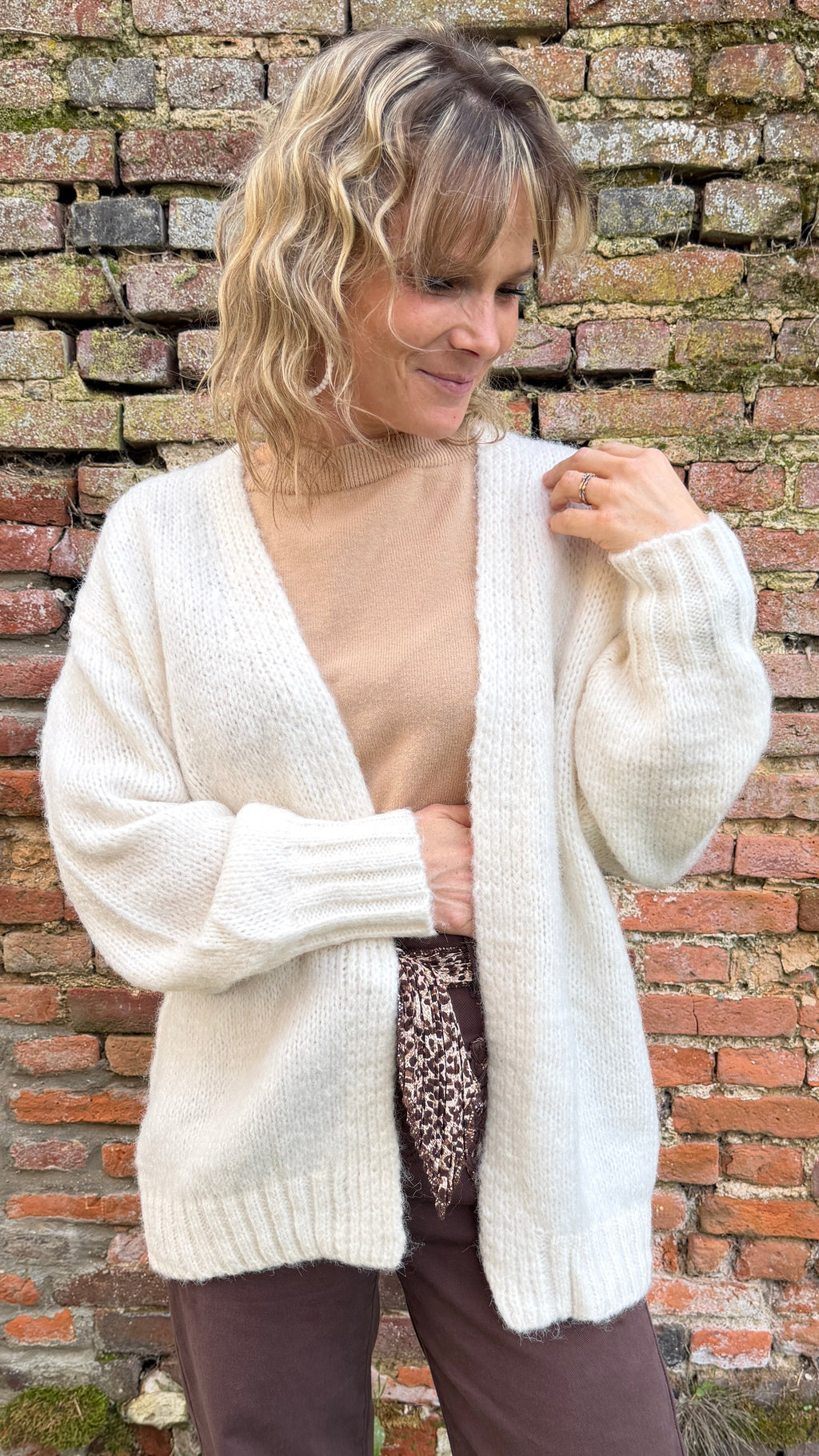 Gilet NORA – Écru