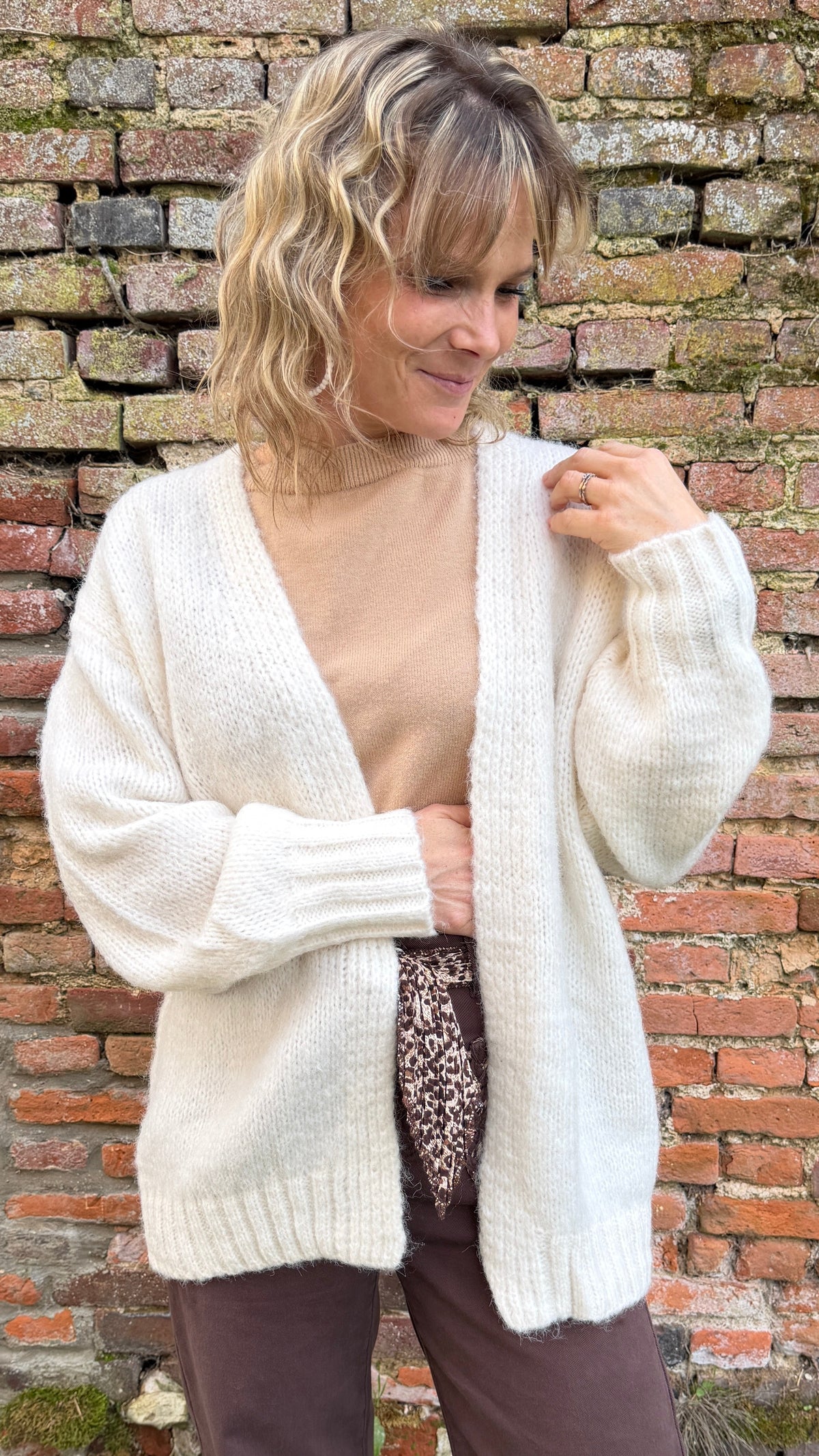 Gilet NORA – Écru