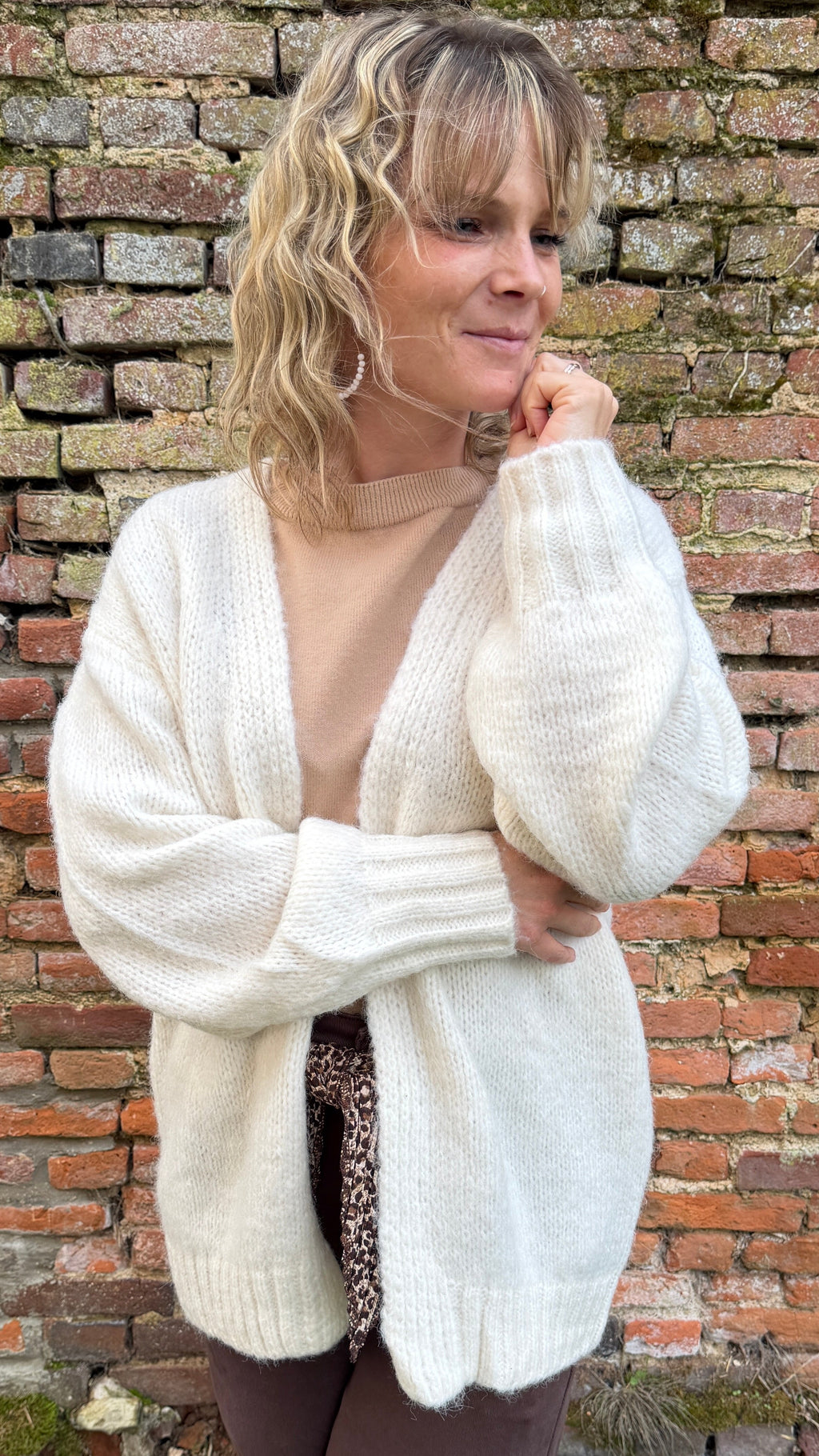 Gilet NORA – Écru