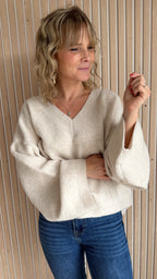 Pull CHLOÉ oversize – Écru