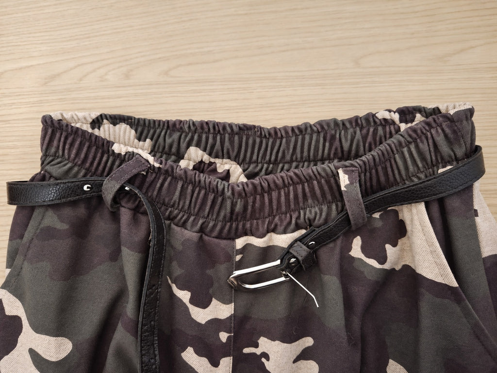 Pantalon camouflage coupe ballon