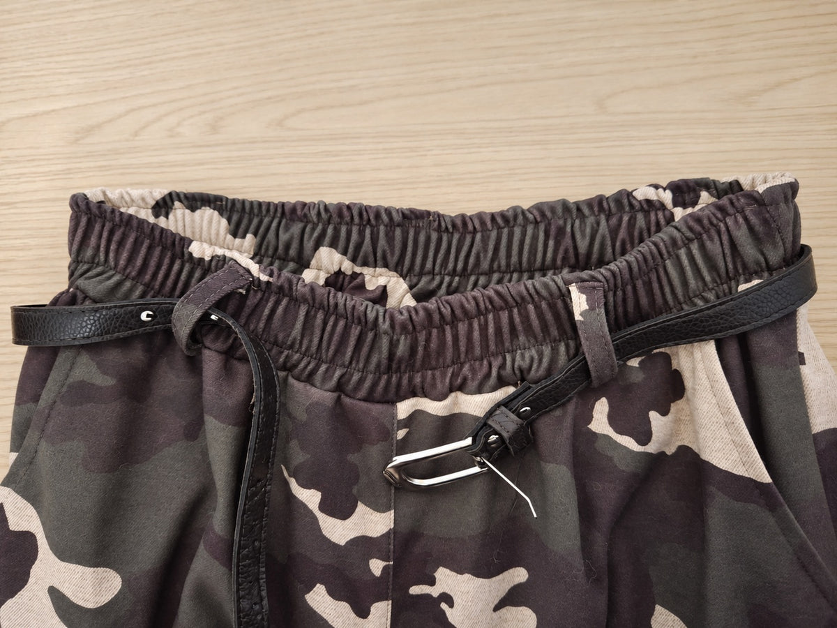 Pantalon camouflage coupe ballon