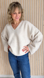 Pull CHLOÉ oversize – Écru