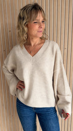 Pull CHLOÉ oversize – Écru