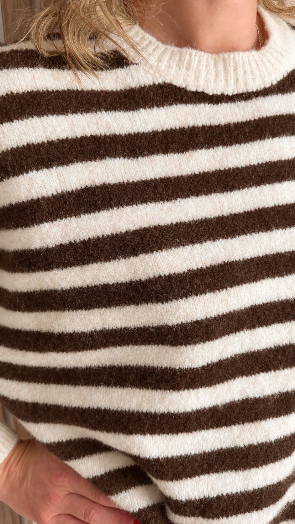 Pull LOU – Rayé choco