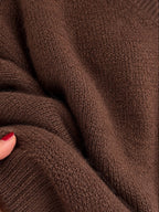 Pull CHLOÉ oversize – Chocolat