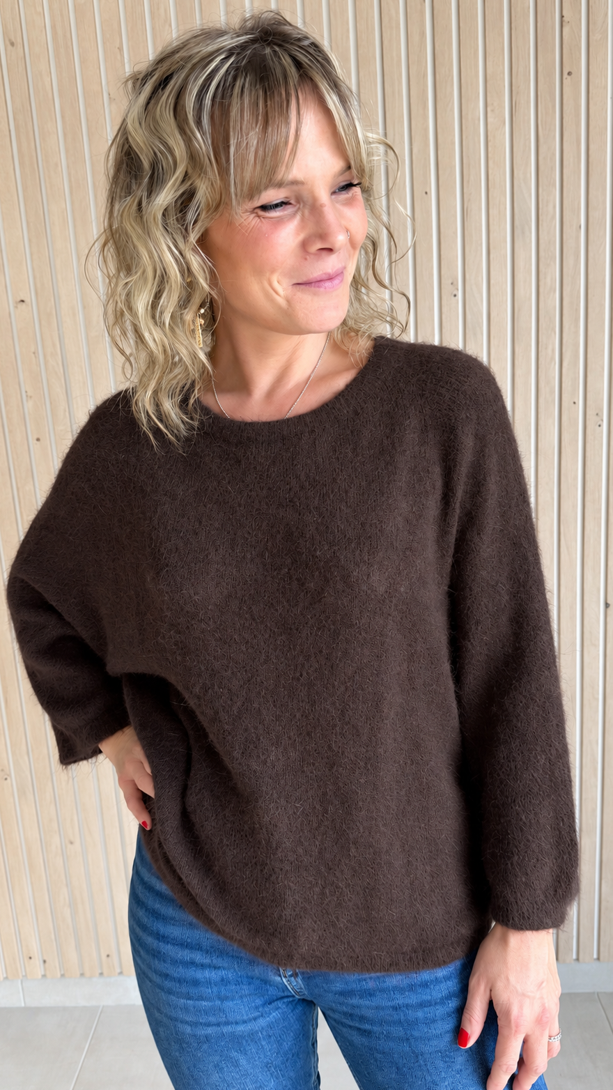 Pull LILY – Chocolat