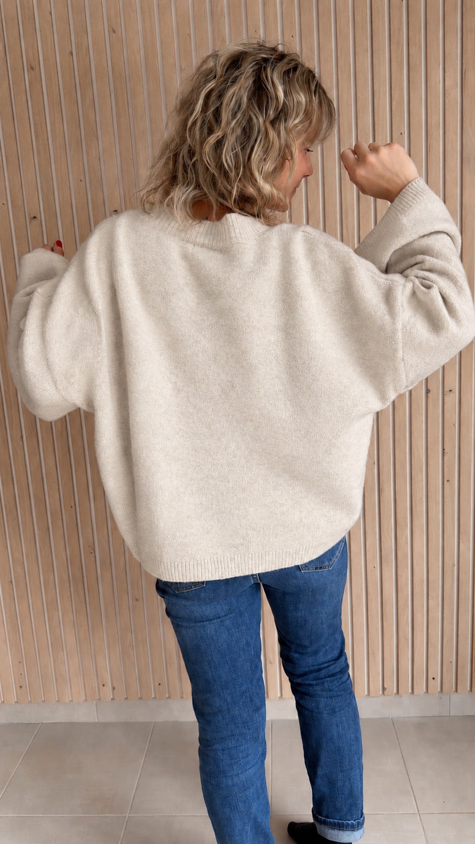 Pull CHLOÉ oversize – Écru