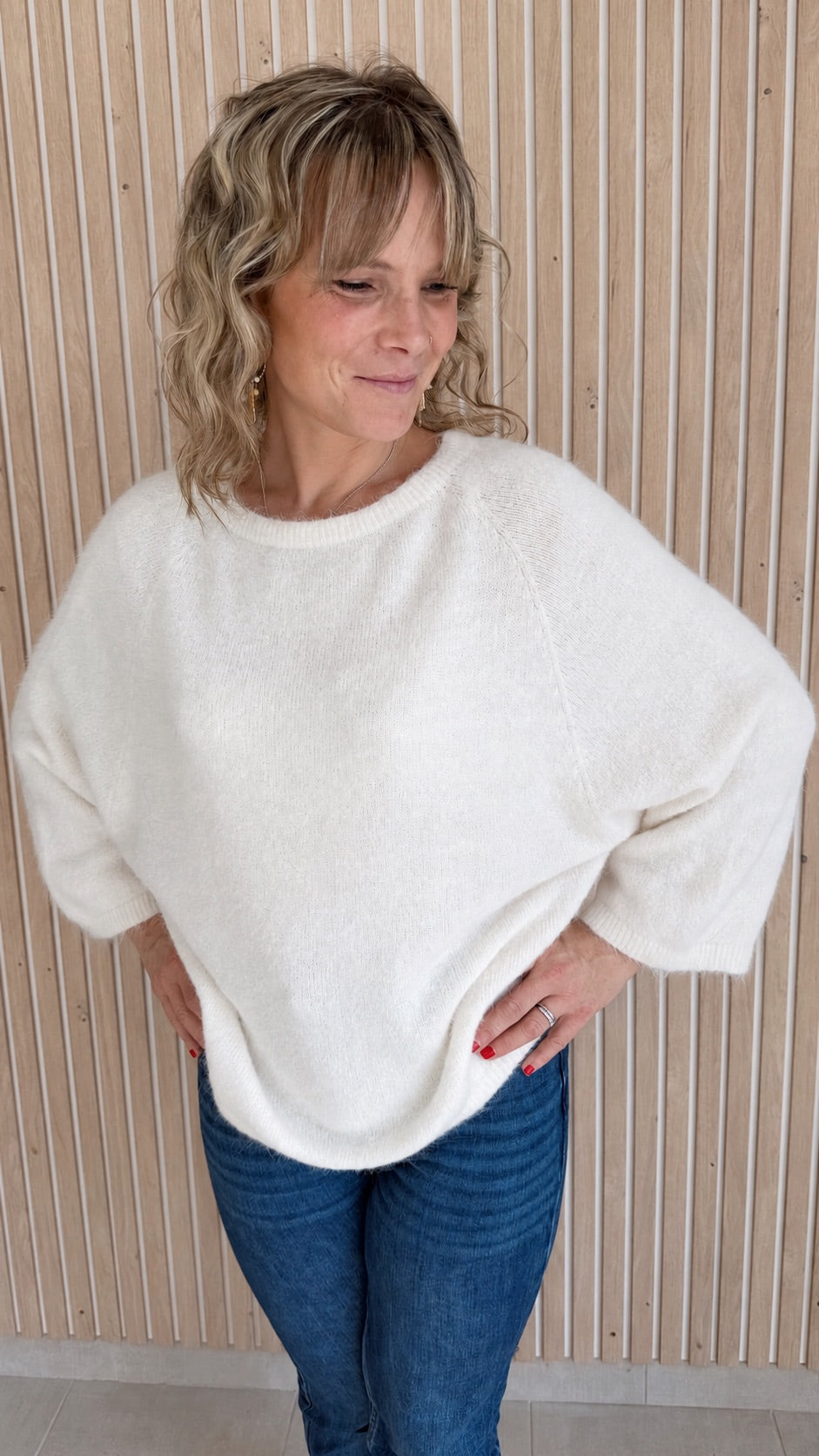 Pull LILY – Blanc