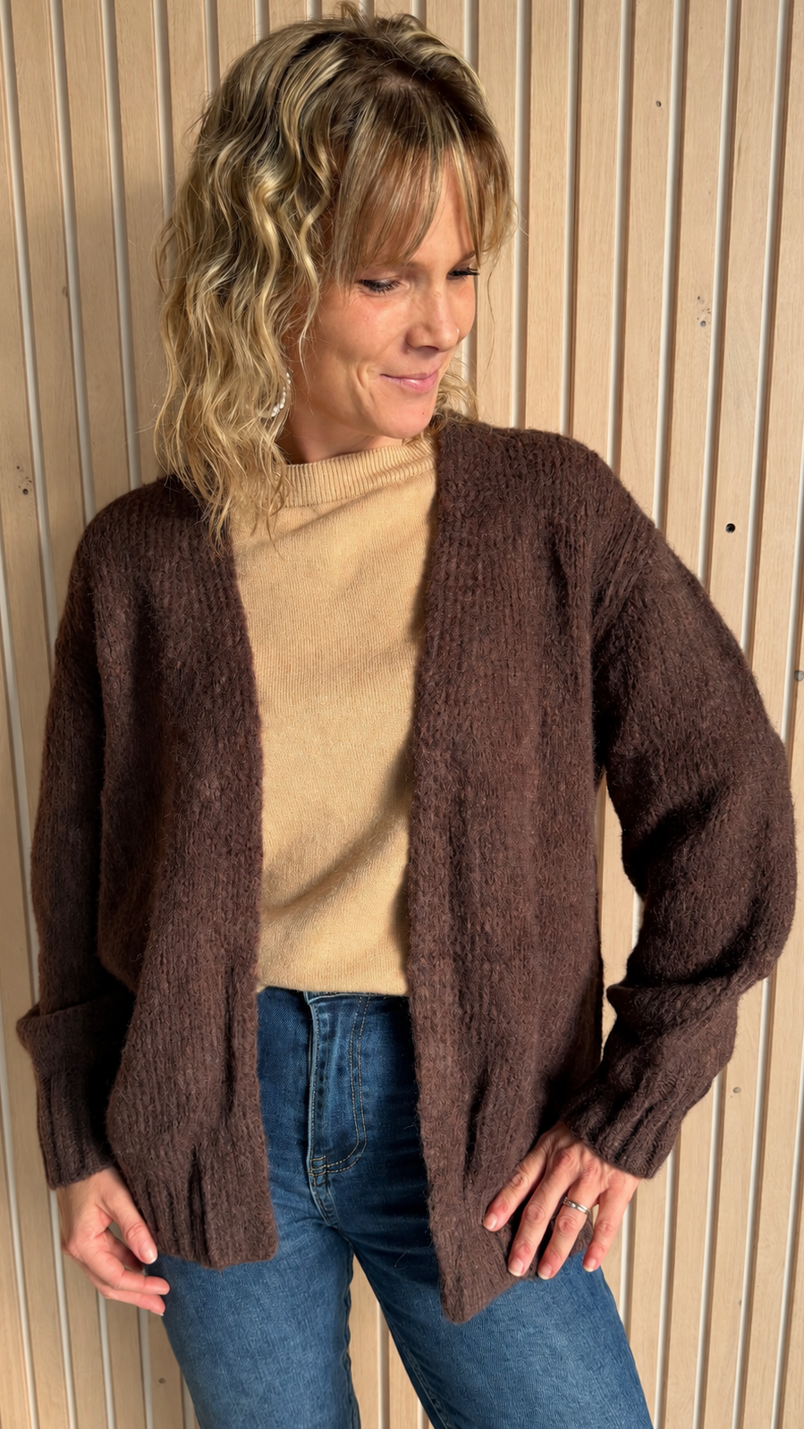 Gilet NORA – Chocolat