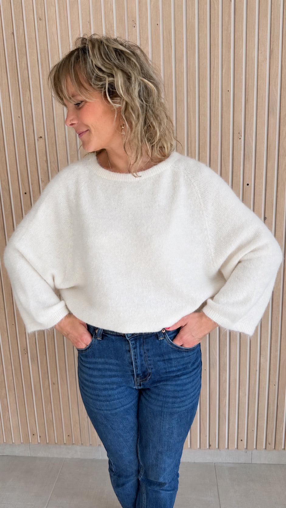 Pull LILY – Blanc