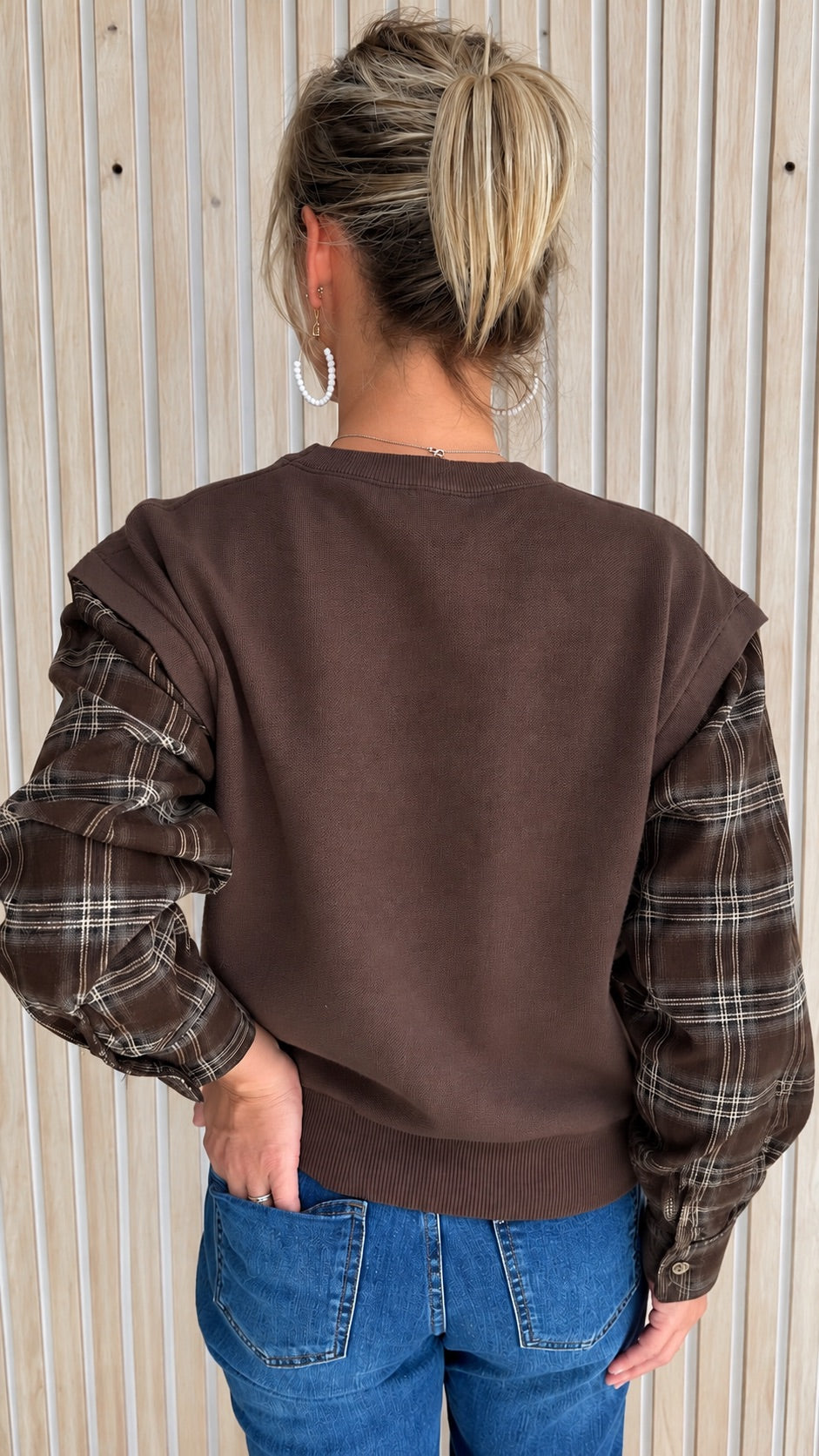 Pull chocolat Infinity