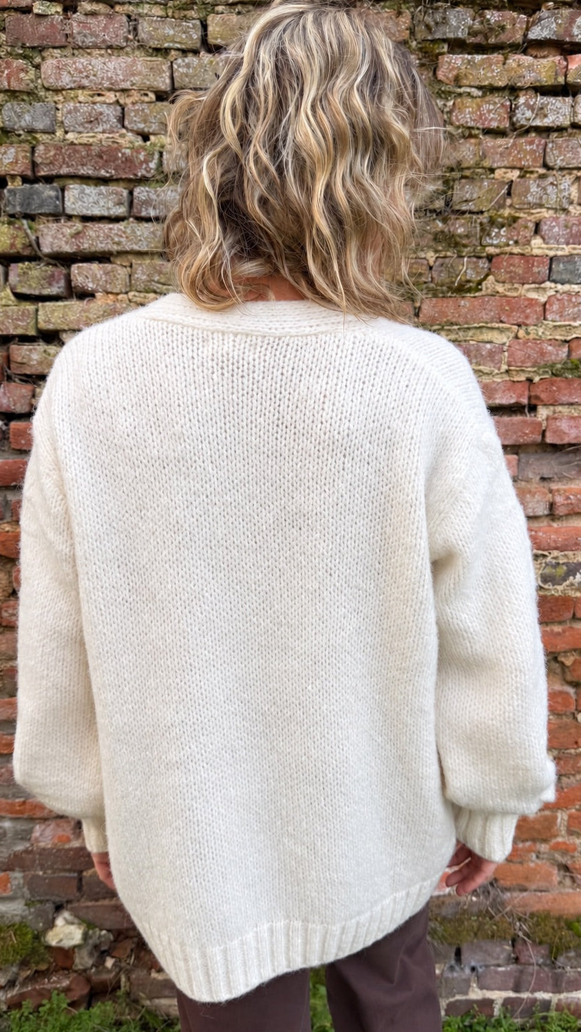Gilet NORA – Écru