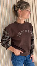 Pull chocolat Infinity
