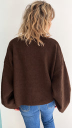 Pull CHLOÉ oversize – Chocolat