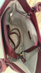 Sac à main bordeaux