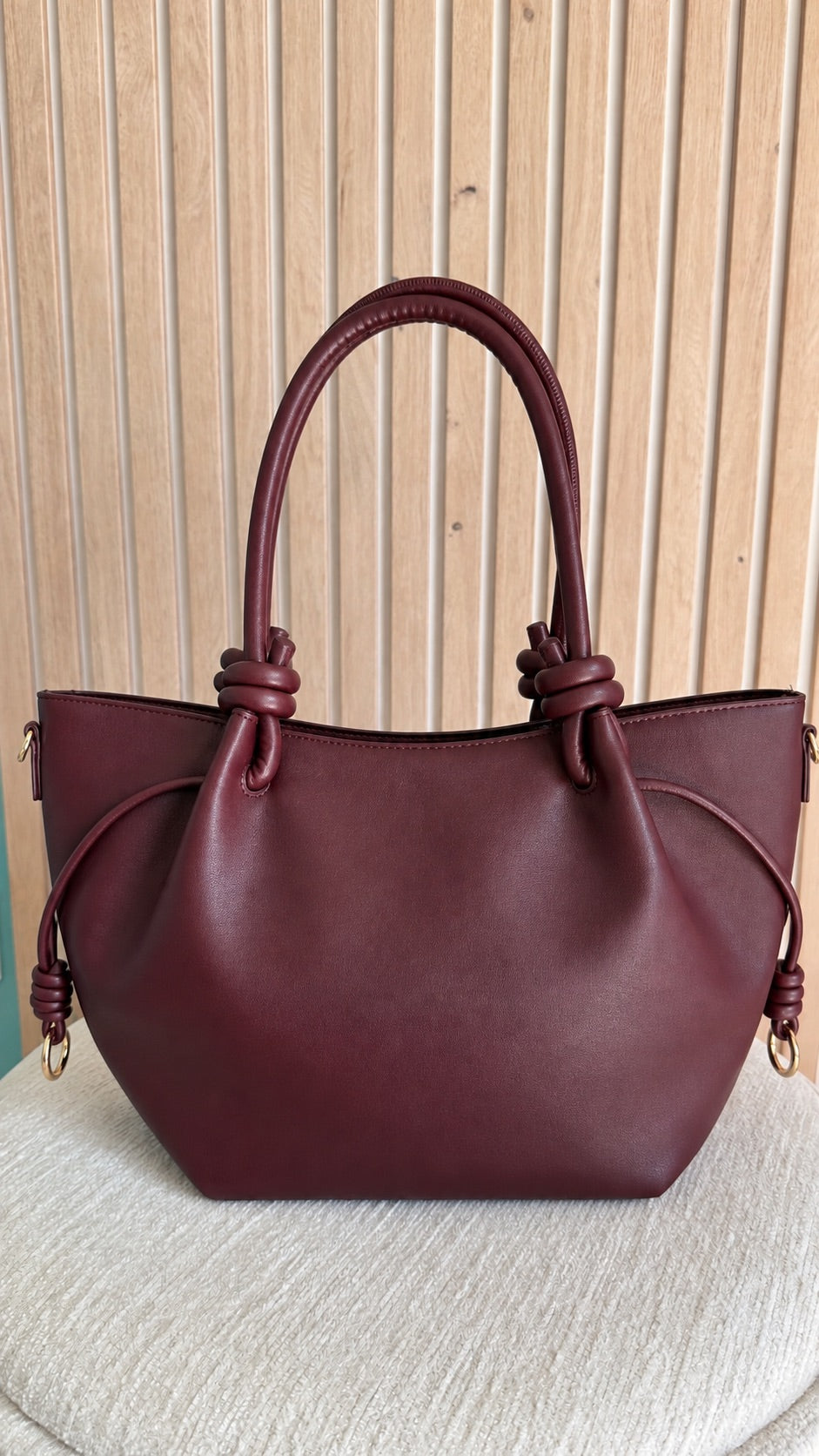 Sac à main bordeaux
