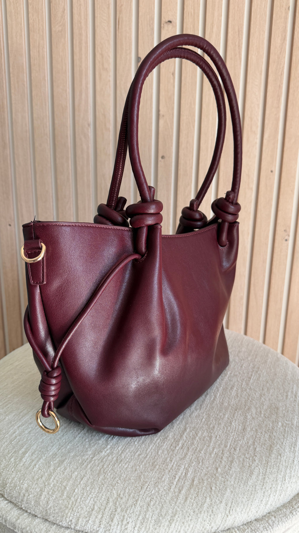 Sac à main bordeaux