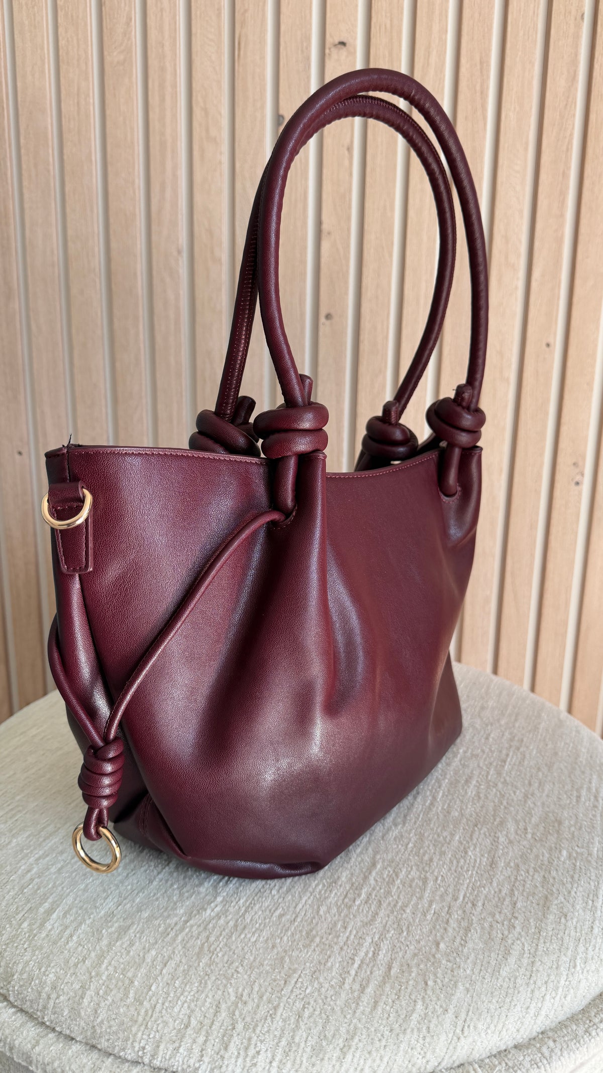 Sac à main bordeaux