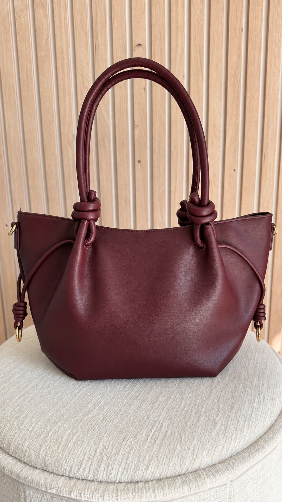 Sac à main bordeaux