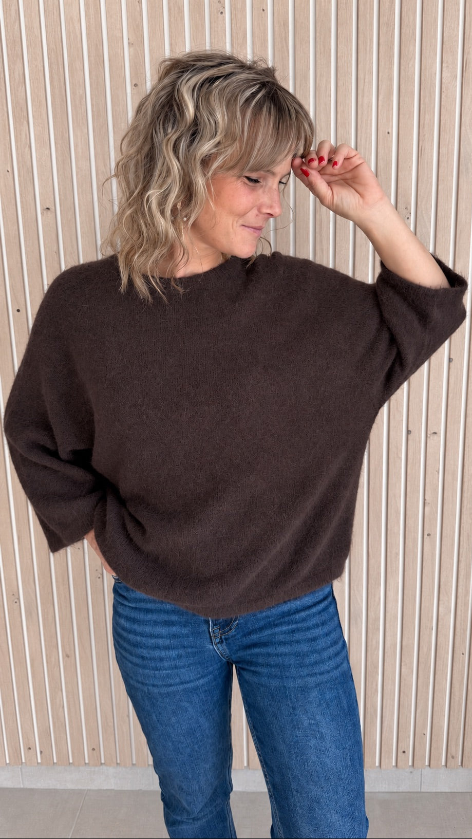 Pull LILY – Chocolat